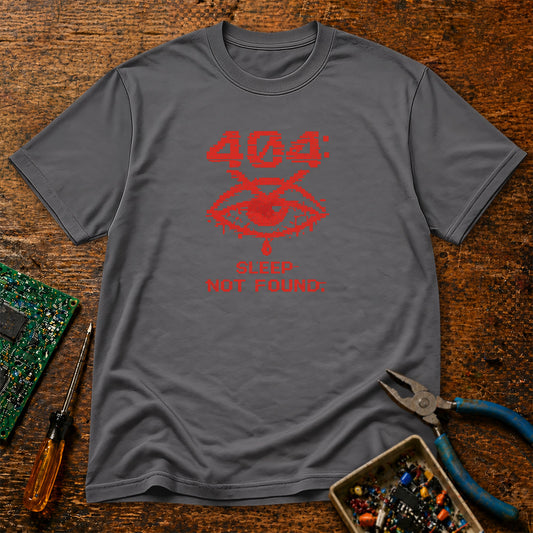 404 Sleep Not Found Retro Tech T-Shirt