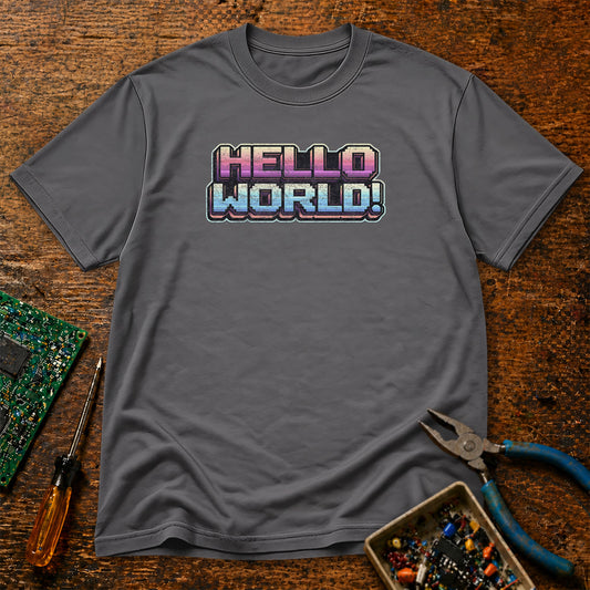 Hello World Retro Tech T-Shirt