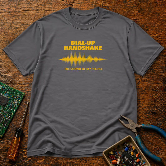 Dial-Up Handshake The Sound of My People Retro Tech T-Shirt