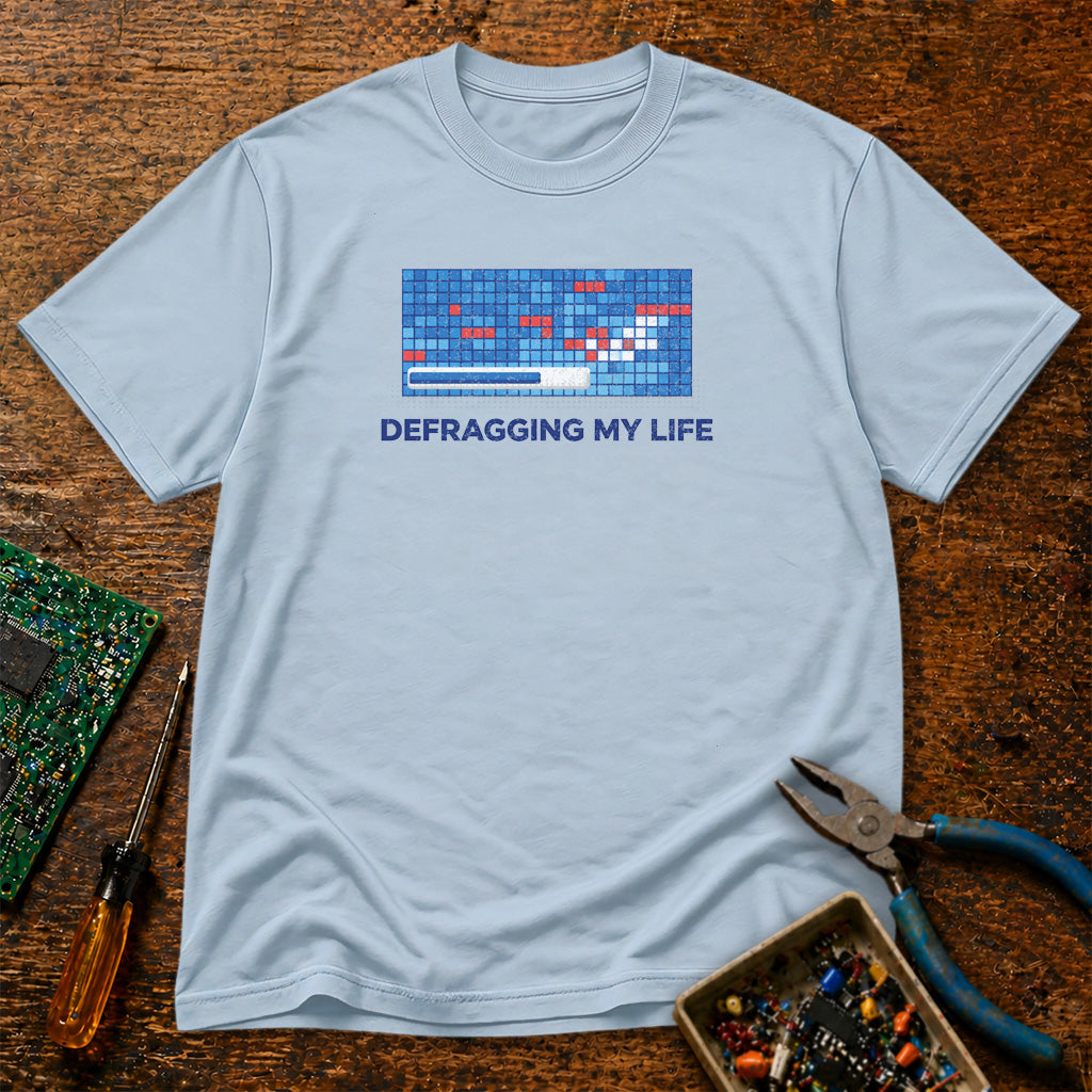 Defragging My Life Retro Tech T-Shirt