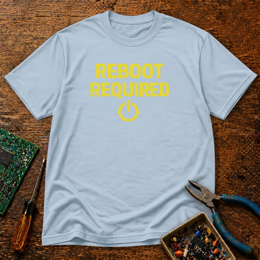 Reboot Required Retro Tech T-Shirt