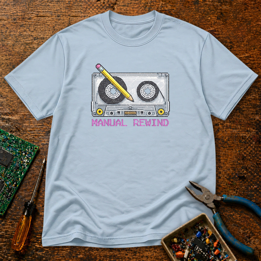 Manual Rewind Retro T-Shirt