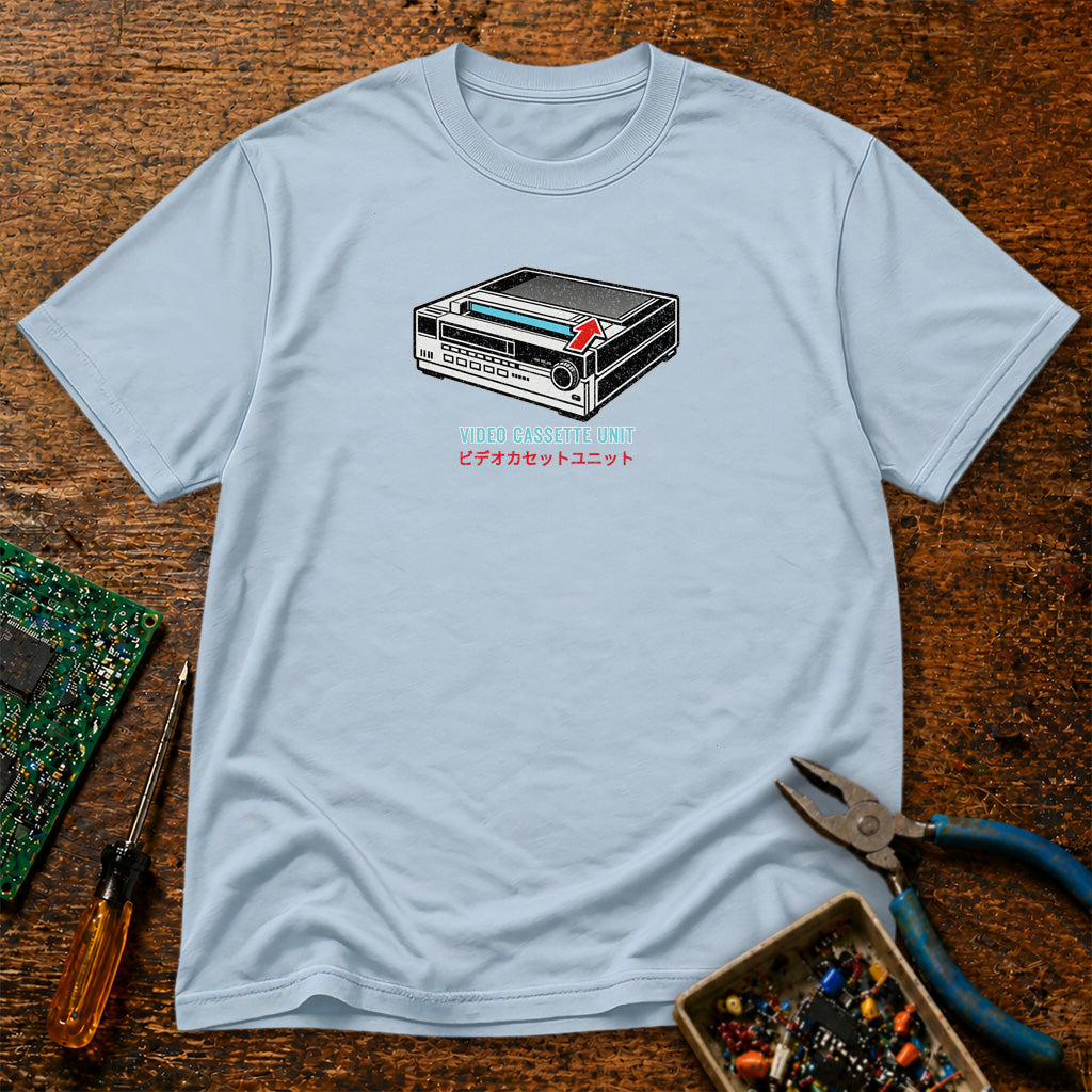 Video Cassette Unit Retro Tech T-Shirt