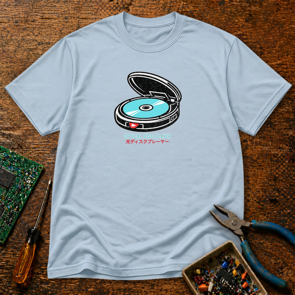 Optical Data Player Retro Tech T-Shirt
