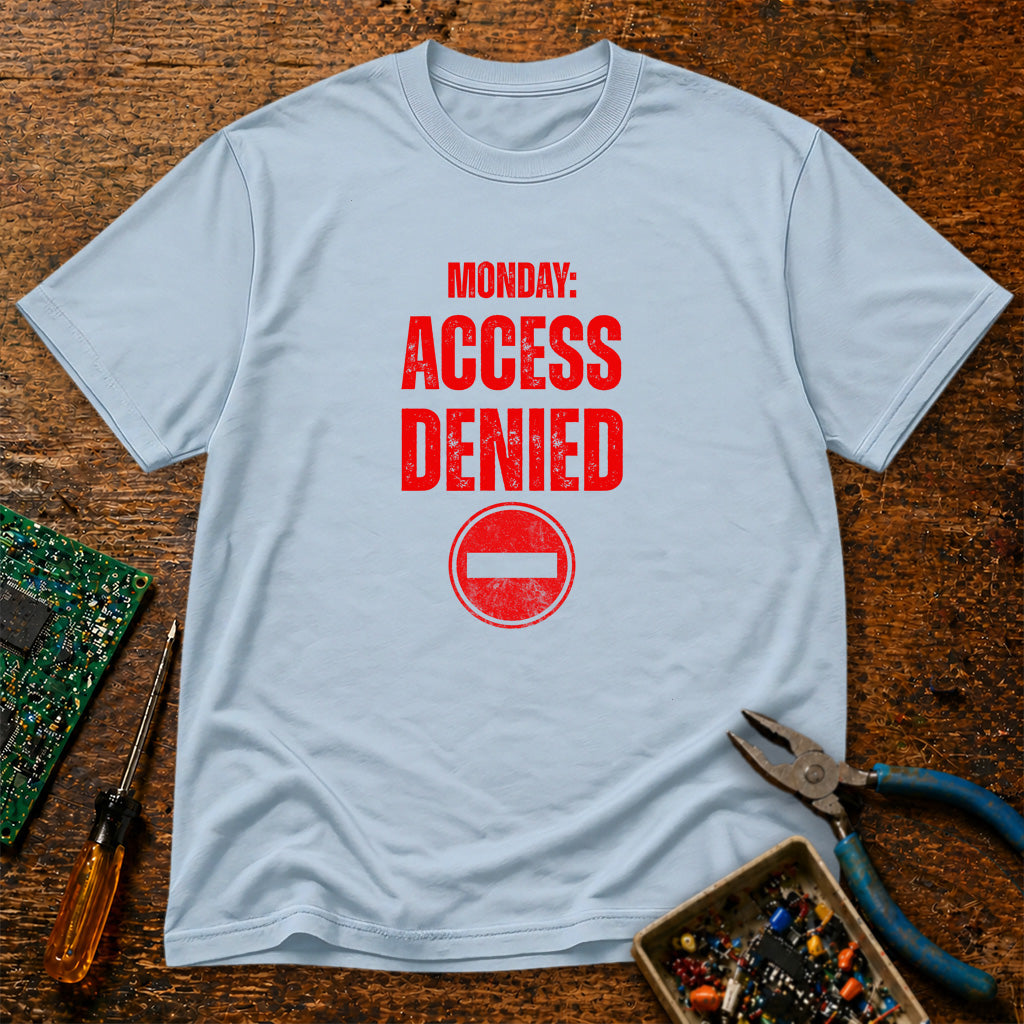 Monday - Access Denied Retro Tech T-Shirt