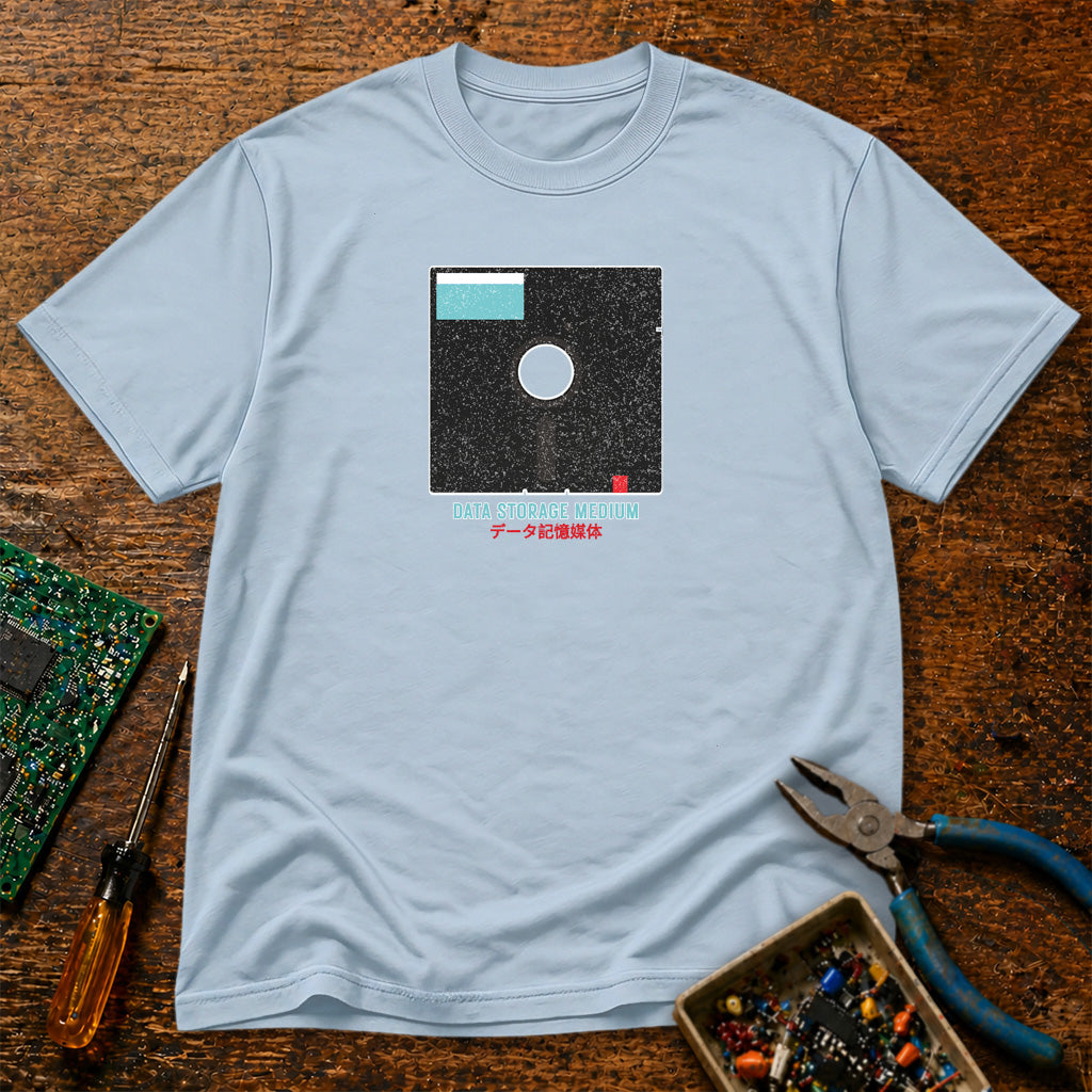 Data Storage Medium Retro Tech T-Shirt
