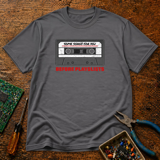 Before Playlists Retro Tech T-Shirt