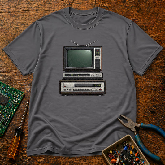 TV Stack Retro Tech T-Shirt