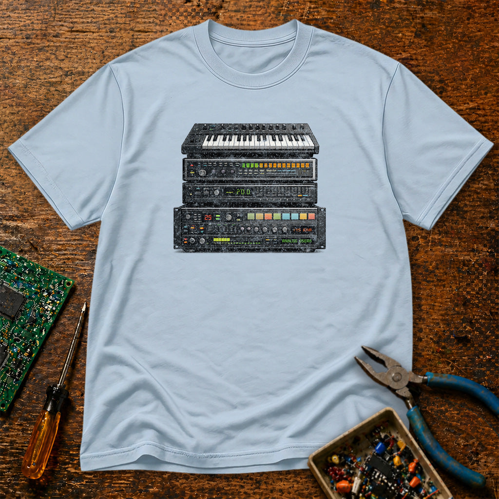Synth Stack Retro Tech T-Shirt