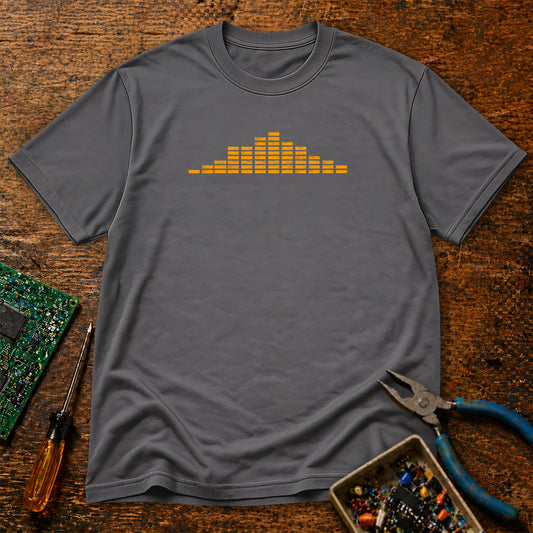 Audio EQ Orange Retro T-Shirt
