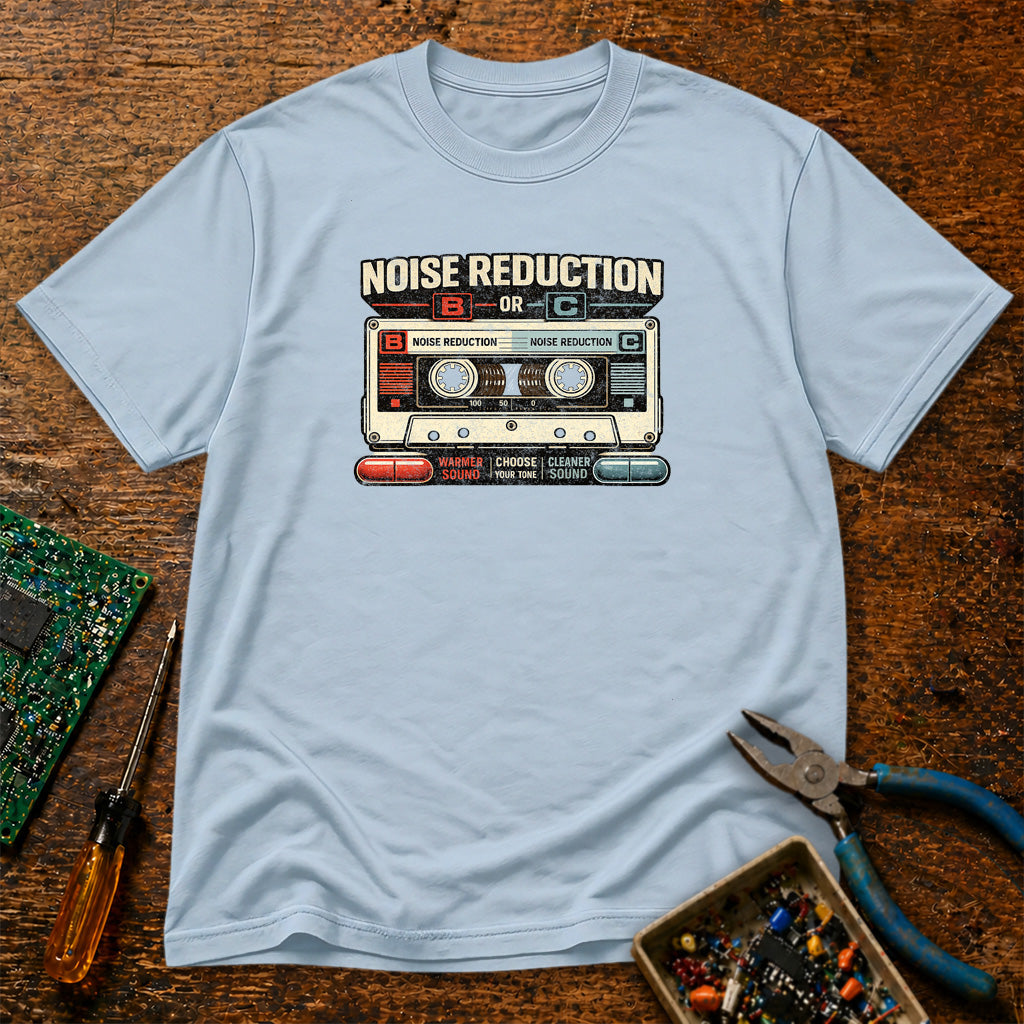 Noise Reduction B or C Retro Audio T-Shirt