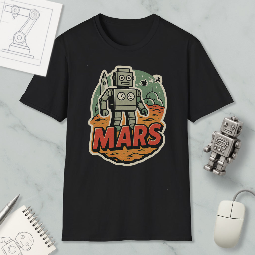 Torg Martian Mars Robot Nerd T-Shirt for Sci-Fi Fans