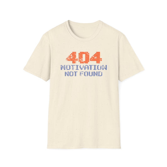 404 Motivation Not Found Retro T-Shirt