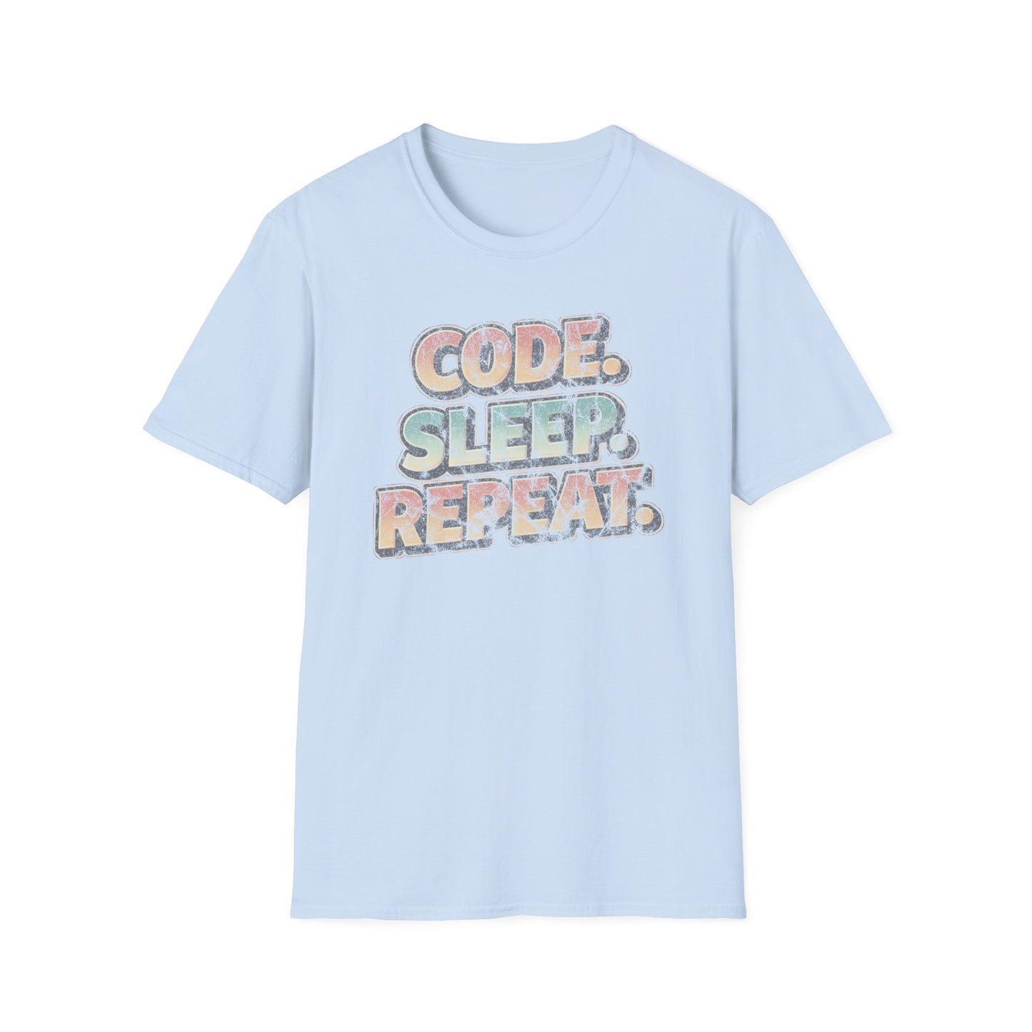 Code Sleep Repeat Retro T-Shirt