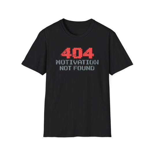 404 Motivation Not Found Retro T-Shirt