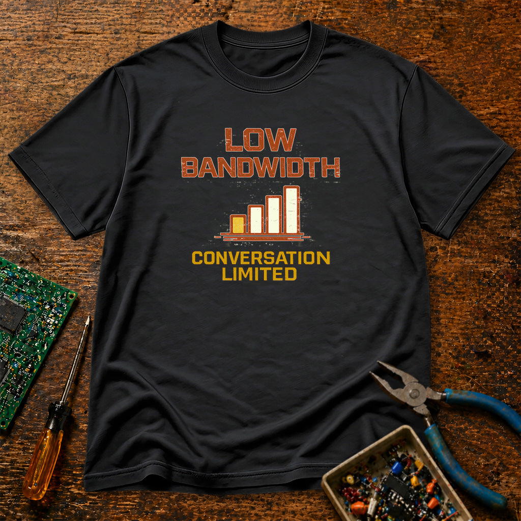 Low Bandwidth - Conversation Limited Retro Tech T-Shirt