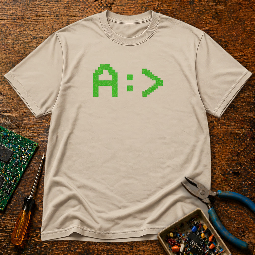 A : > Retro Tech T-Shirt