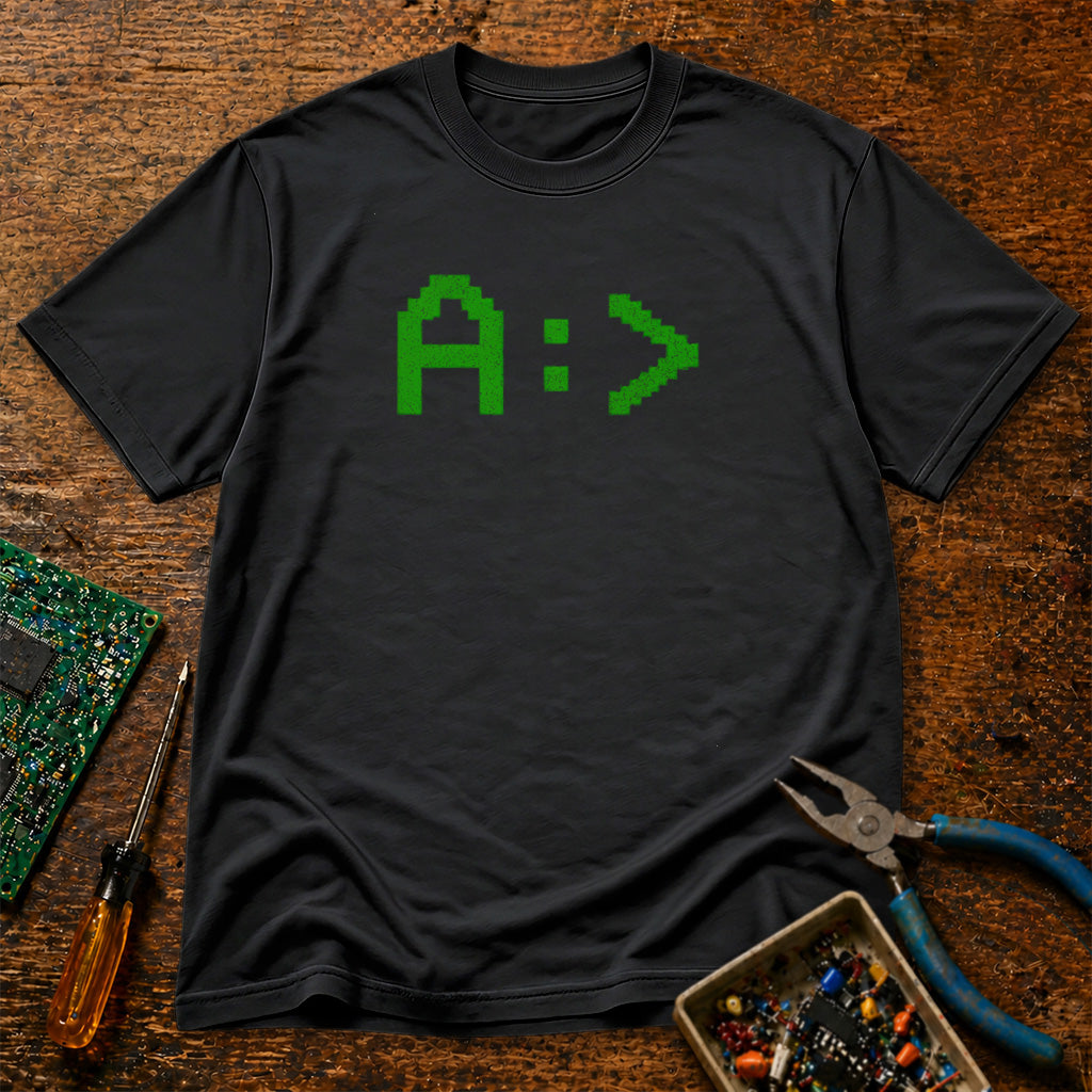 A : > Retro Tech T-Shirt