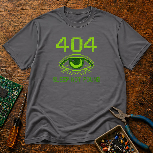 404 Sleep Not Found Retro Tech T-Shirt