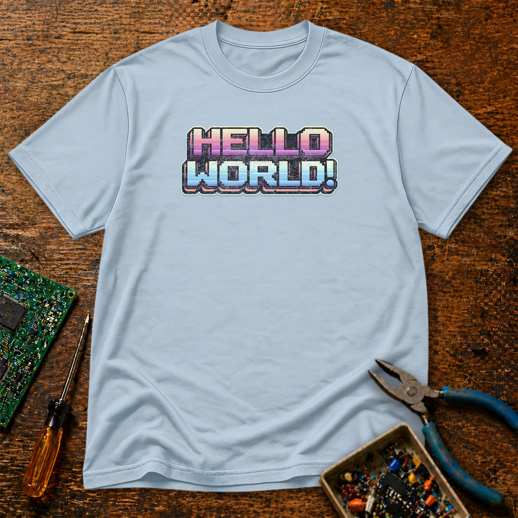 Hello World Retro Tech T-Shirt