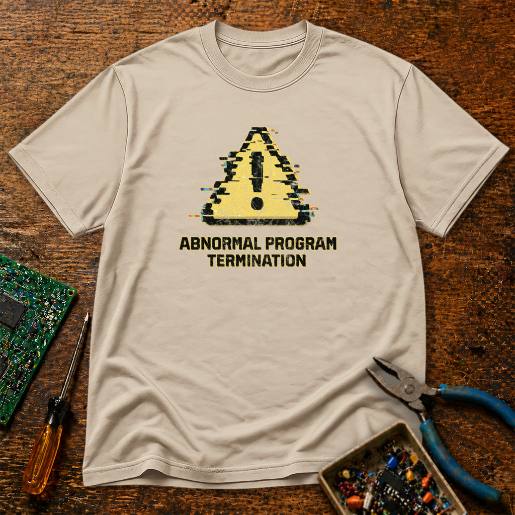 Abnormal Program Termination Retro Tech T-Shirt