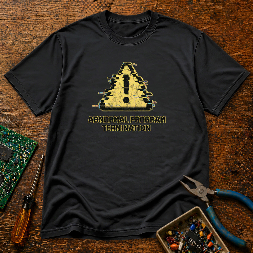 Abnormal Program Termination Retro Tech T-Shirt