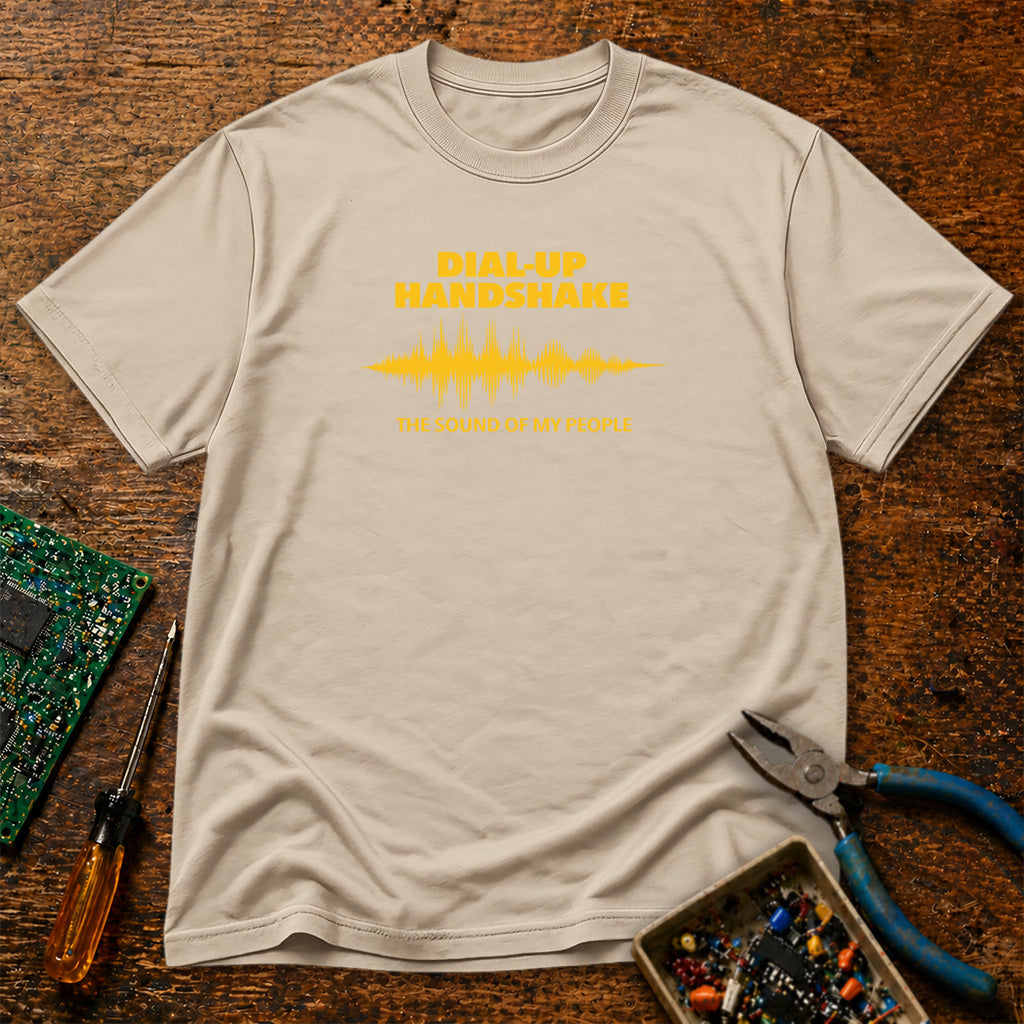 Dial-Up Handshake The Sound of My People Retro Tech T-Shirt