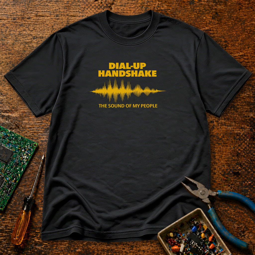 Dial-Up Handshake The Sound of My People Retro Tech T-Shirt