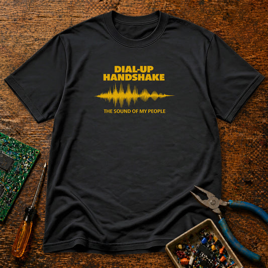 Dial-Up Handshake The Sound of My People Retro Tech T-Shirt
