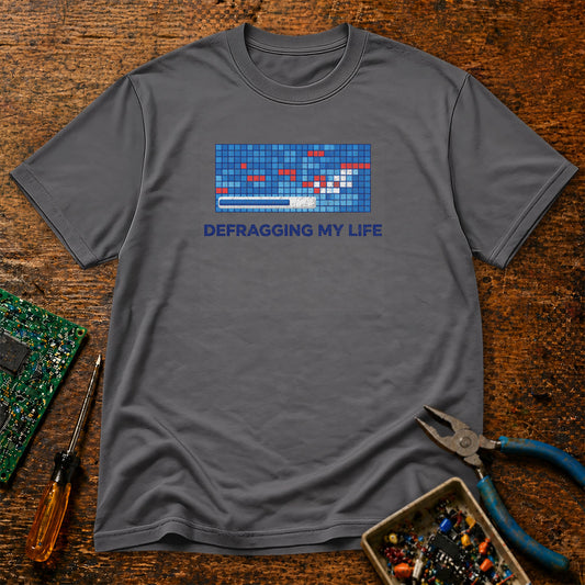 Defragging My Life Retro Tech T-Shirt