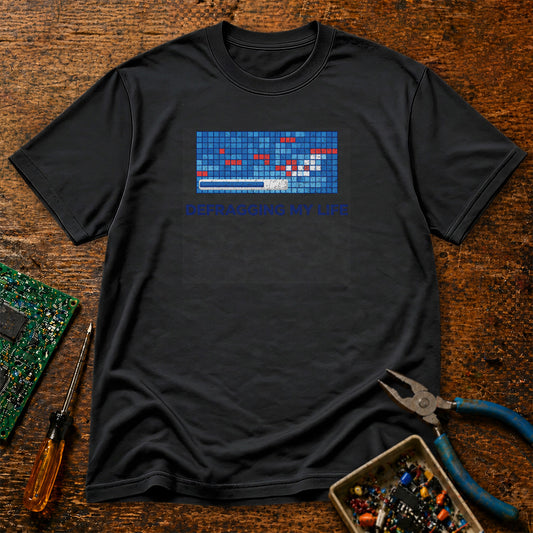 Defragging My Life Retro Tech T-Shirt
