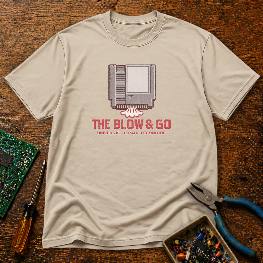The Blow and Go Universal Repair Technique Retro Tech T-Shirt