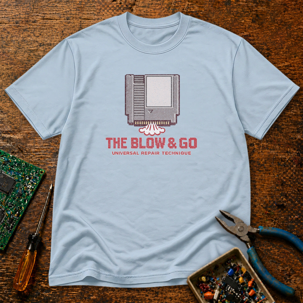 The Blow and Go Universal Repair Technique Retro Tech T-Shirt