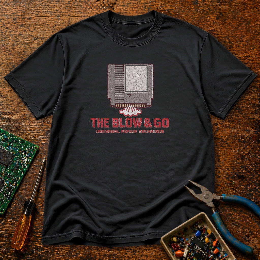 The Blow and Go Universal Repair Technique Retro Tech T-Shirt