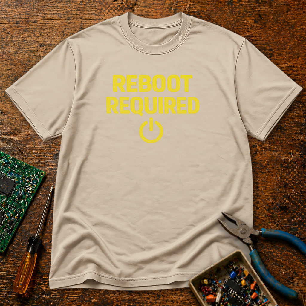 Reboot Required Retro Tech T-Shirt