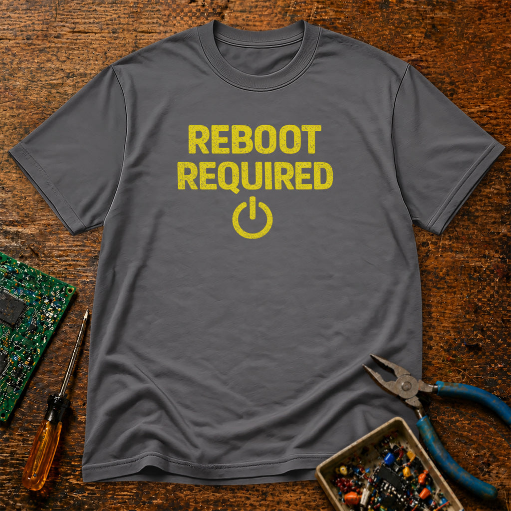 Reboot Required Retro Tech T-Shirt