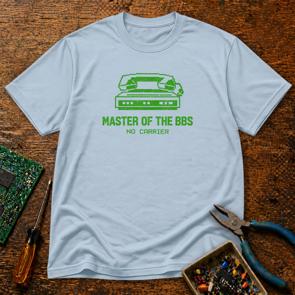 Master Of The BBS No Carrieri Retro Tech T-Shirt