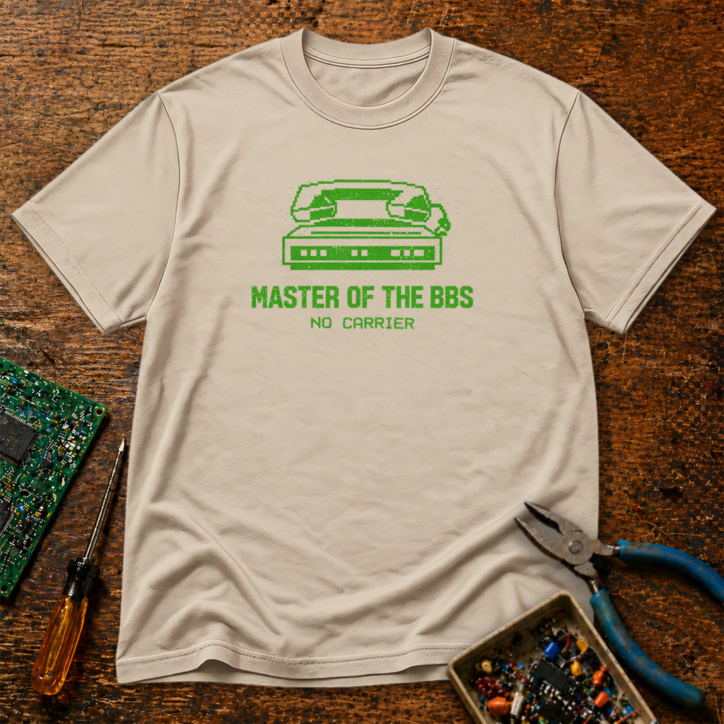 Master Of The BBS No Carrieri Retro Tech T-Shirt