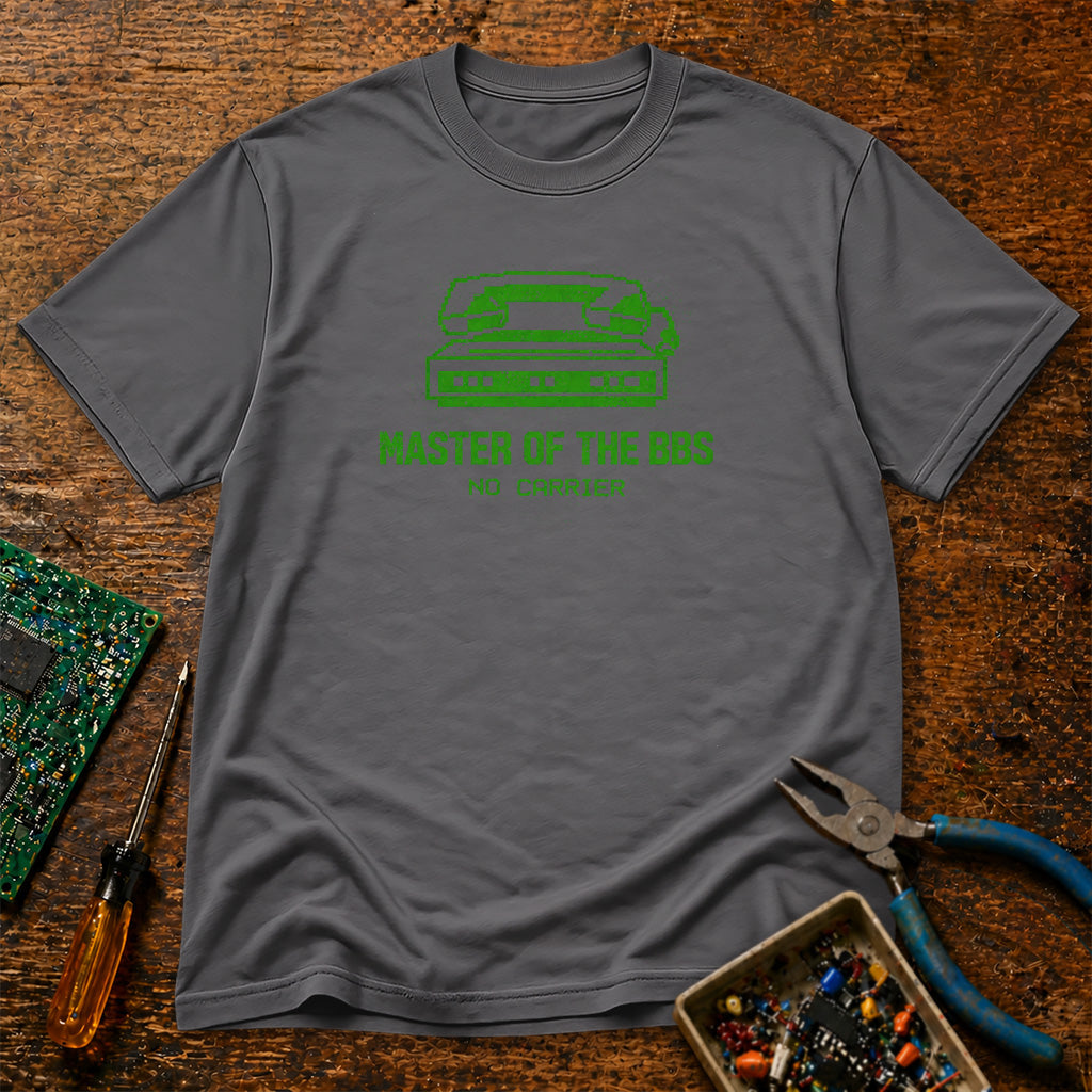 Master Of The BBS No Carrieri Retro Tech T-Shirt