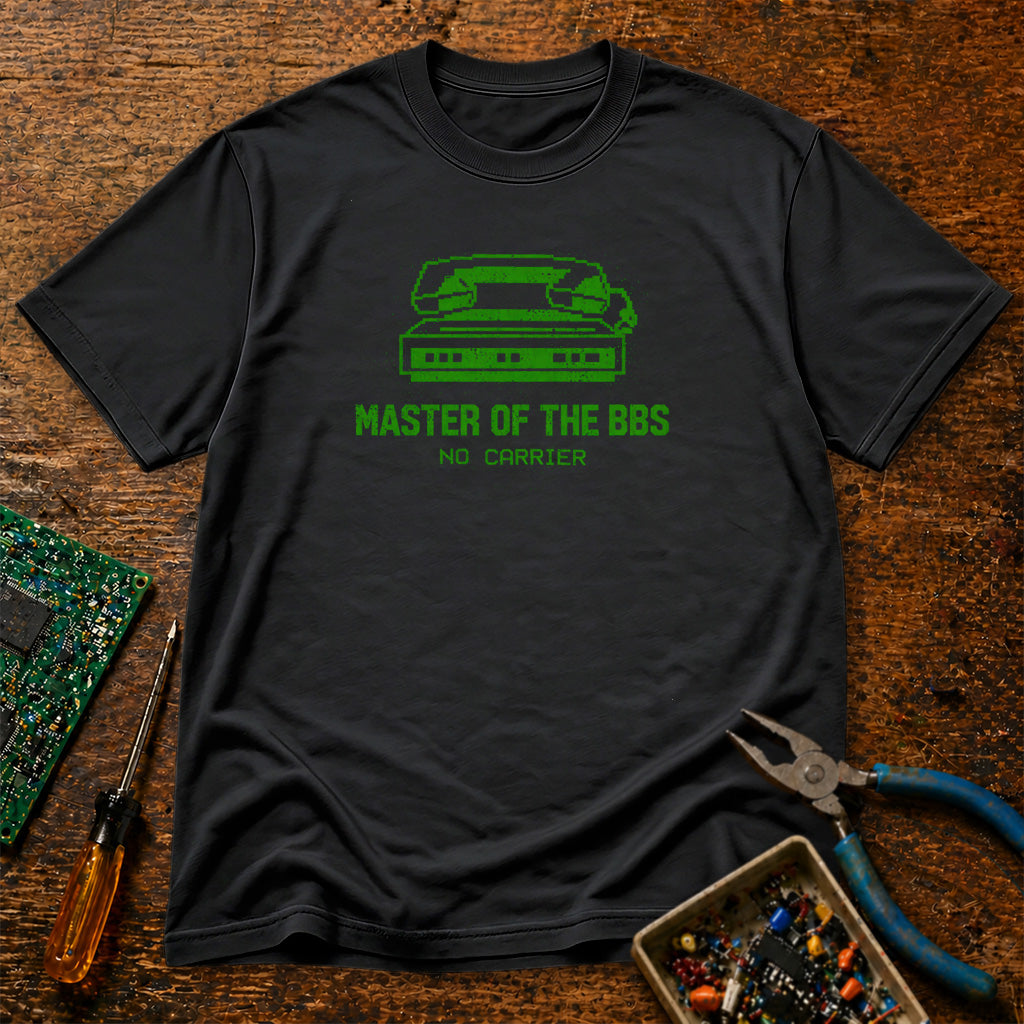 Master Of The BBS No Carrieri Retro Tech T-Shirt