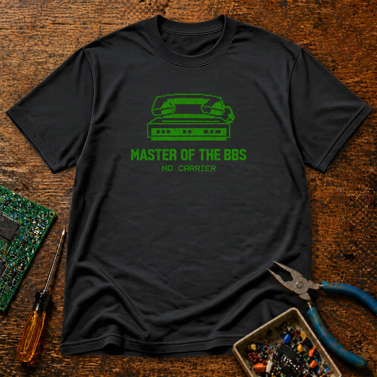 Master Of The BBS No Carrieri Retro Tech T-Shirt