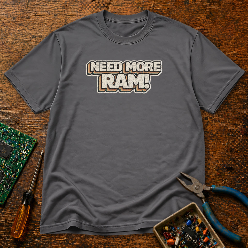 Need More Ram Retro Tech T-Shirt