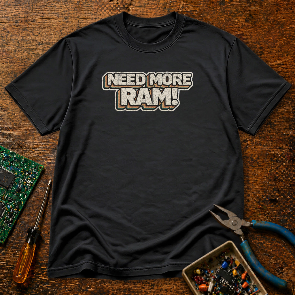 Need More Ram Retro Tech T-Shirt