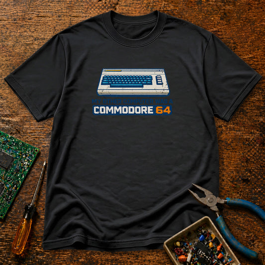 My Other Computer Was A Commodore 64 Retro Tech T-Shirt