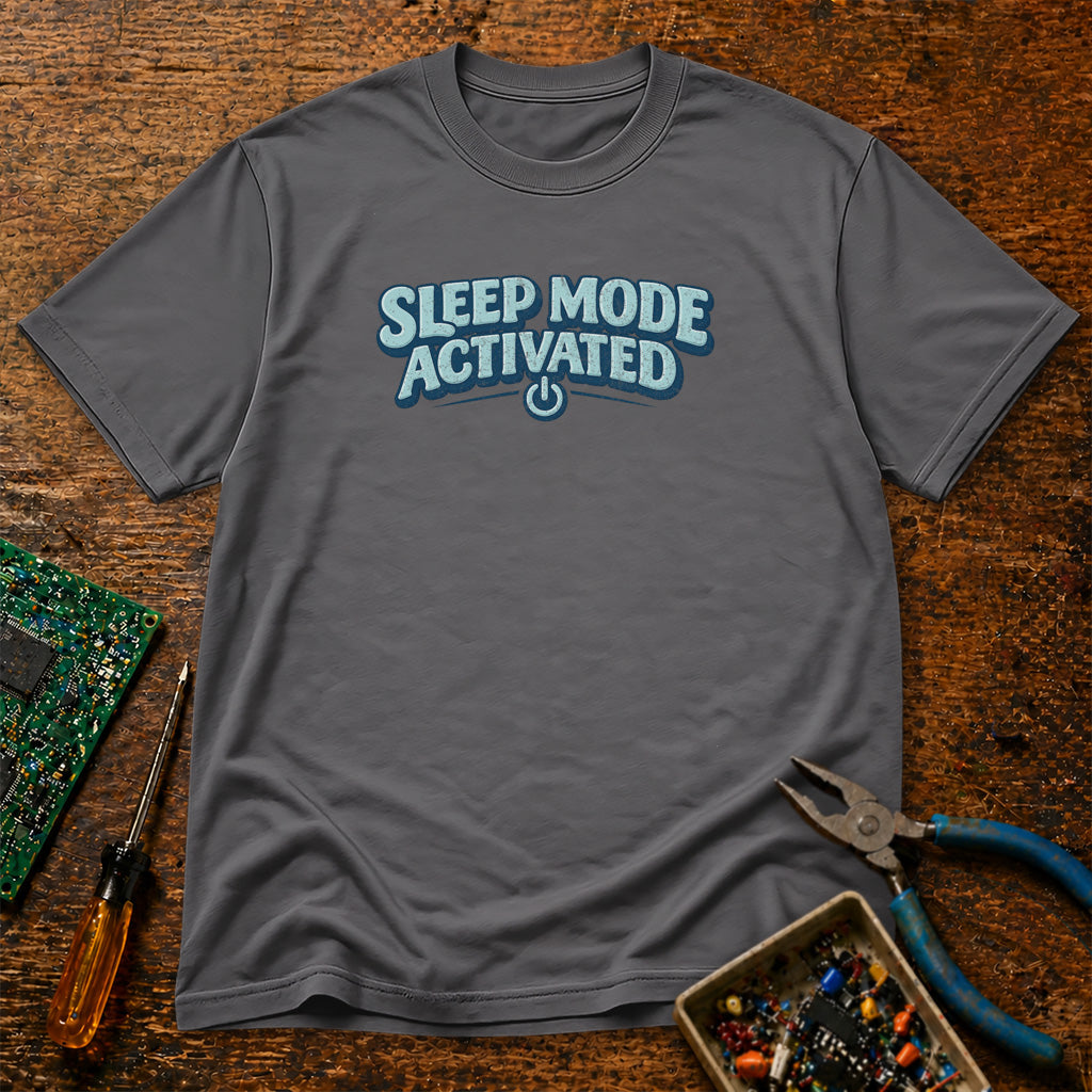 Sleep Mode Activated Retro Tech T-Shirt