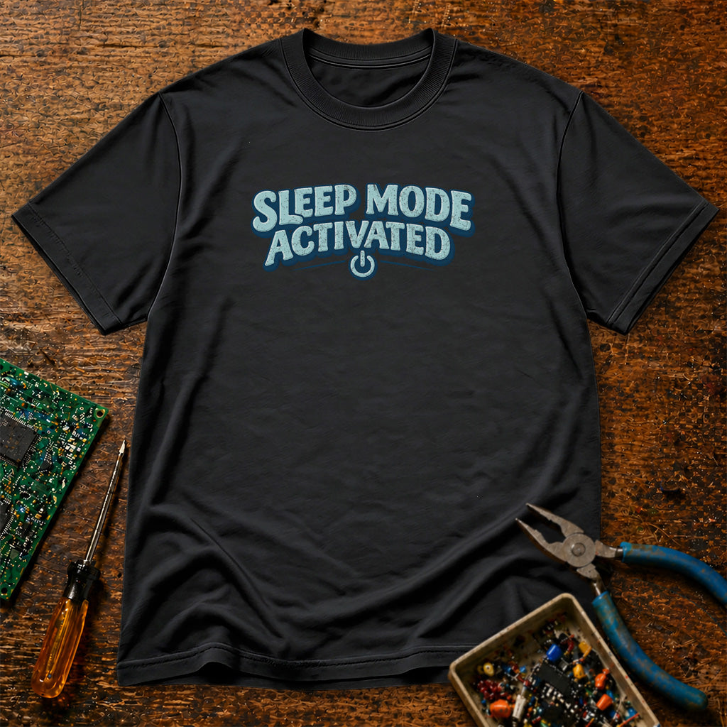 Sleep Mode Activated Retro Tech T-Shirt