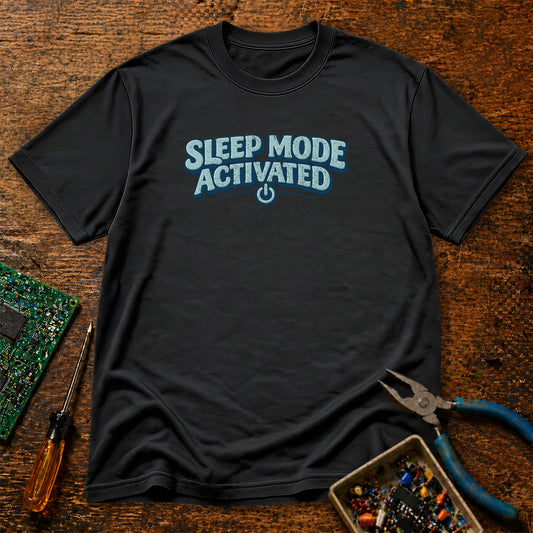 Sleep Mode Activated Retro Tech T-Shirt