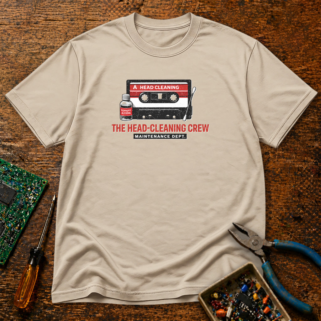The Head-Cleaning Crew Maintenance Dept Retro T-Shirt