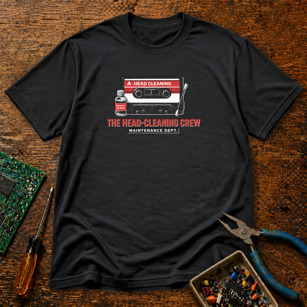 The Head-Cleaning Crew Maintenance Dept Retro T-Shirt