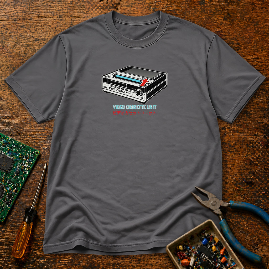 Video Cassette Unit Retro Tech T-Shirt